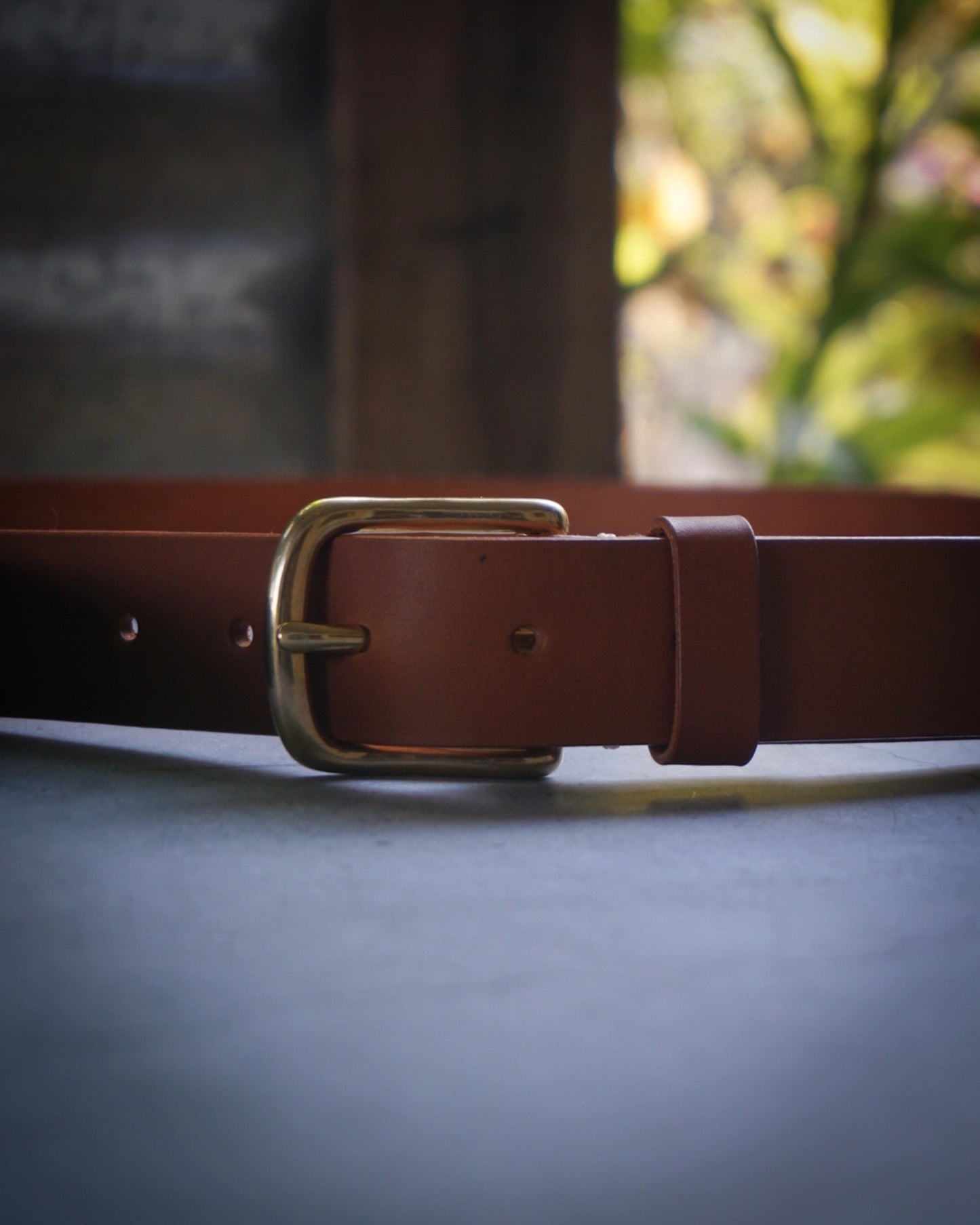 Classic Solid Brass Buckle Belt